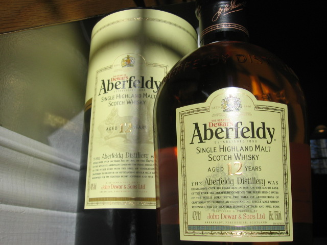 Aberfeldy Highland Single Malt Scotch Whisky